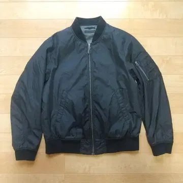 UNIQLO MA-1 블루종 플라이트 자켓 블랙 Lsize