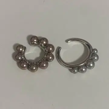 ete 펄 이어커프 반지 9호