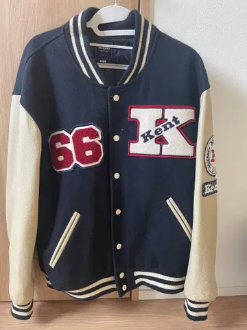 Kent 바시티 자켓 네이비/아이보리