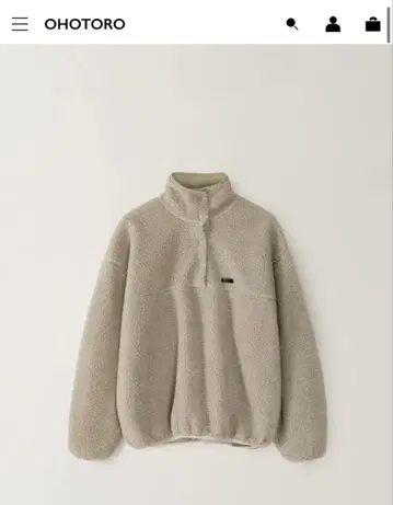 [ 새상품 ] OHOTORO Nap Camper Fleece 베이지 S