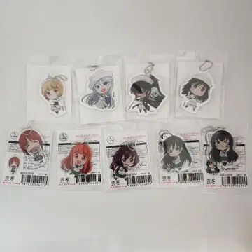걸즈 & 판처 최종장 아크릴 키링 9개 세트