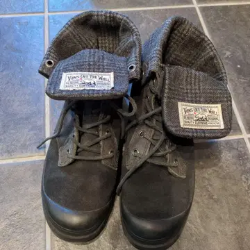 VANS OFF THE WALL 블랙 워크 부츠