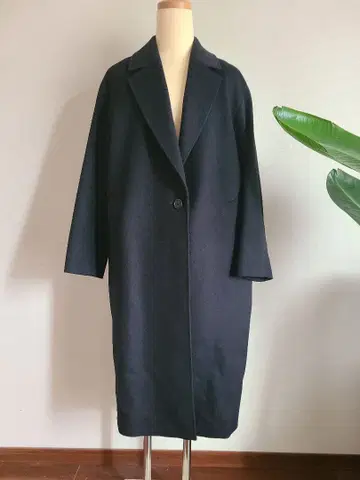 23구 롱 코트 블랙