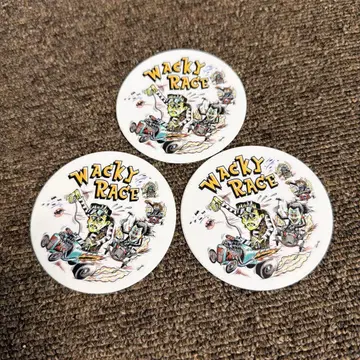 Wacky Race 스티커 3장 세트