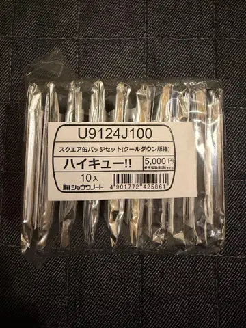 하이큐!! 스퀘어 캔뱃지 [ BOX ] (쿨다운)