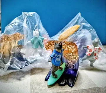 알로하 고양이 파도타기 멋쟁이 고양이 3종