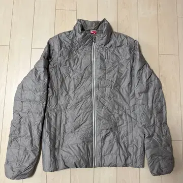 그레이 경량 다운 자켓