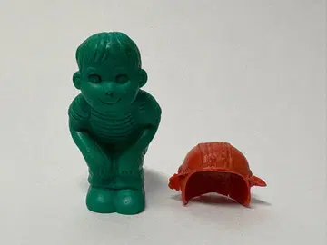 똥 인형 코스모스 가챠 당첨 쇼와 레트로 지우개 피규어