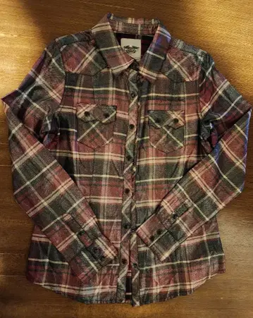 할리데이비슨 긴팔 체크 셔츠