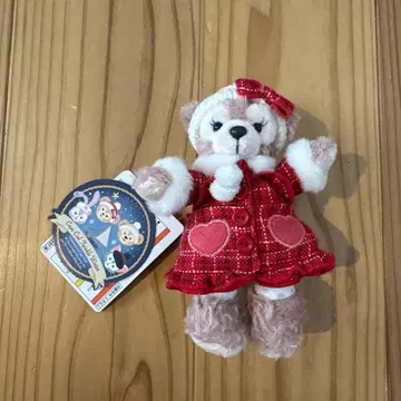 디즈니 셰리메이 크리스마스 키링 빨간색 드레스