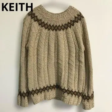 KEITH 노르딕 스타일 스웨터 사이즈 40 여성용