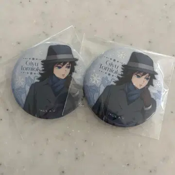 귀멸의 칼날 AGF 캔뱃지 토미오카 기유