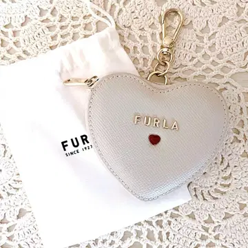 미사용품 FURLA 훌라 키 후크 포함 코인 케이스 멀티 케이스