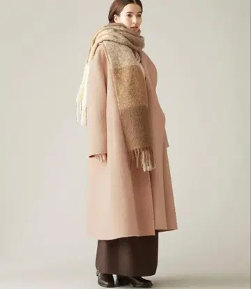 마르티니크 더블 페이스 코트 핑크