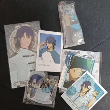 오시타리 유시 라운드 원 아크릴 배지 테니스의 왕자님 스티커 아르카나