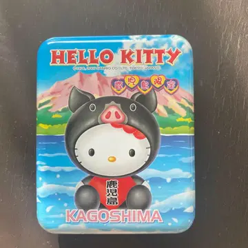 헬로키티 가고시마 한정판 캔 케이스