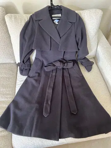 JILL by JILLSTUART 빅칼라 울 트렌치코트