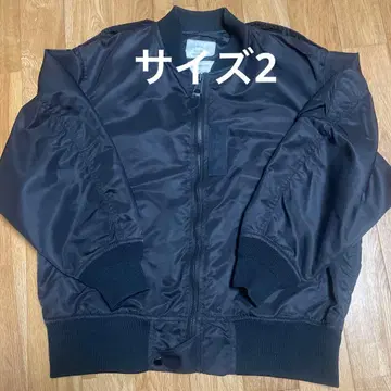 HYKE MA-1 TYPE L-2A 자켓 하이크 블랙