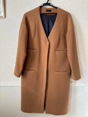 Aga 베이지 롱 코트 M