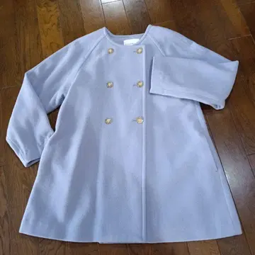 Couture Brooch 노카라 A라인 코트 사이즈 40 ( M~L )