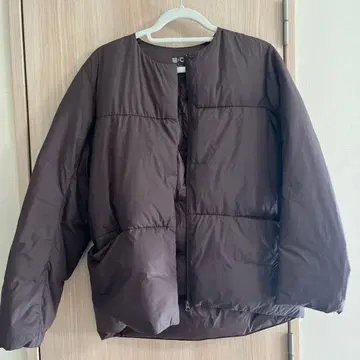 UNIQLO M 브라운 다운 자켓