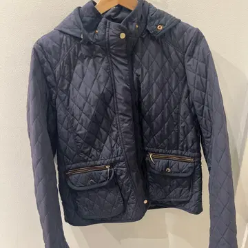 ZARA BASIC 네이비 퀼팅 자켓
