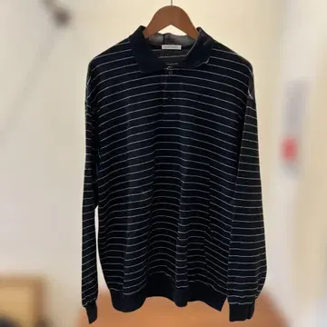 UNIVERSAL PRODUCTS 스트라이프 피케 셔츠 사이즈 2