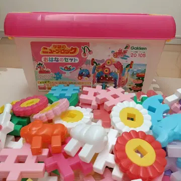 Gakken의 뉴 블록 Gakken 꽃 세트 20종 105개