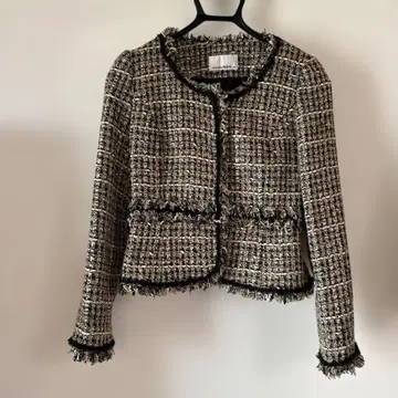 M-premierBLACK 트위드 자켓 34