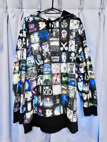 MILKBOY Instagram 패턴 후드티