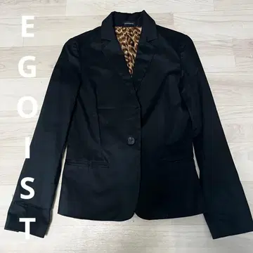 EGOIST 블랙 테일러드 자켓