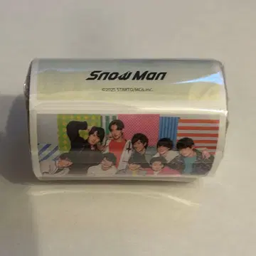 패밀리 클럽 스토어 롤 스티커 SnowMan