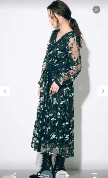 그레이스 콘티넨탈 시스루 원피스