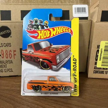 핫휠 83 CHEVY SILVERADO 오렌지 프레임스