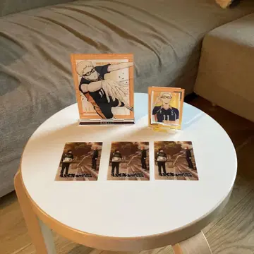 하이큐 아크릴 스탠드 2점 카드 포함