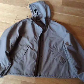 유니클로 코튼 블렌드 숏 후드티