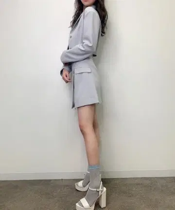 eimy istoire 에이미 이스트 월 숏 자켓 셋업