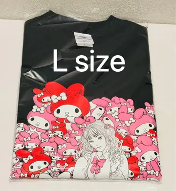 이토 준지 x 산리오 캐릭터즈 토미에 갸루 마이멜로디 T셔츠 L사이즈