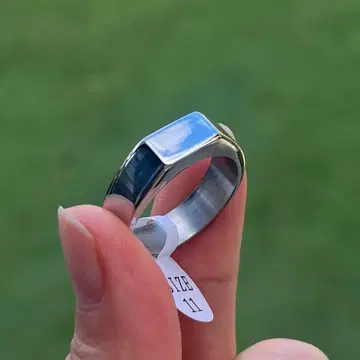 심플한 디자인 실버 반지 사이즈 26호