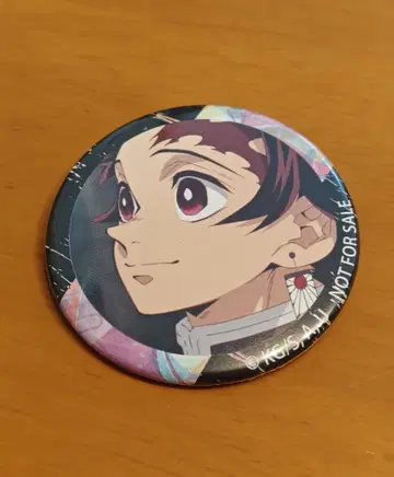 카키야스 귀멸의 칼날 캔뱃지 카마도 탄지로