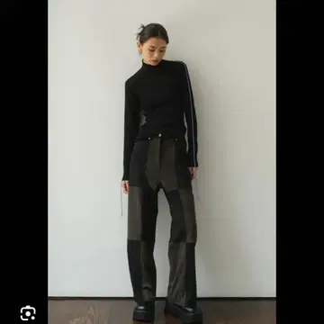 Knuth Marf | block check suede pants