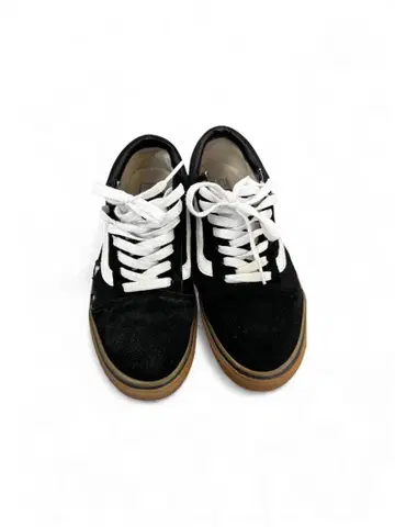 블랙 스웨이드 스니커즈 스케이트 보드화