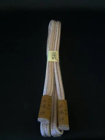 새상품 에도조 고토지마히모 유루기조 오비지메 순수 실크 Bs1493