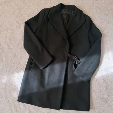 ZARA 벨트 울 혼방 코트
