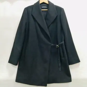 ZARA 벨트 울 혼방 코트