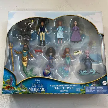 디즈니 실사 영화 리틀 머메이드 스토리 세트 미니 인형