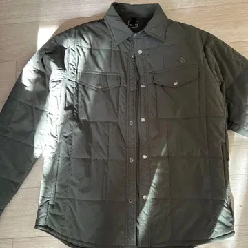 THE NORTH FACE XL 퀼팅 셔츠 올리브 그린