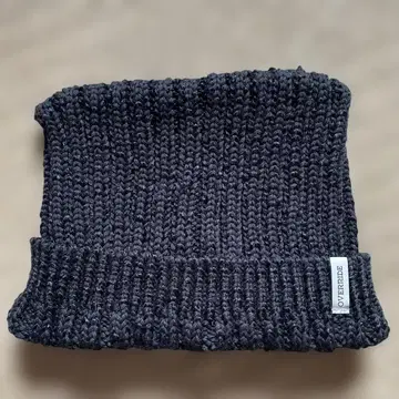 OVERRIDE 니트 모자 고양이 귀 블랙