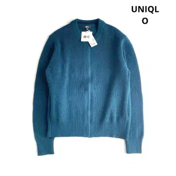 미사용 새상품 UNIQLO C 크루넥 풀 집업 가디건
