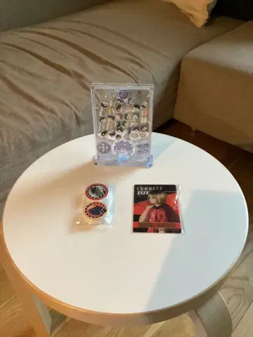 하이큐 아크릴 가챠 스탠드 지퍼 홀더 2개 카드 세트